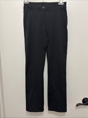 Yogipace Sz XS Classic Black Straight-Leg Pants